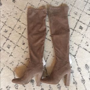 Steve Madden Emotions Taupe OTK boot